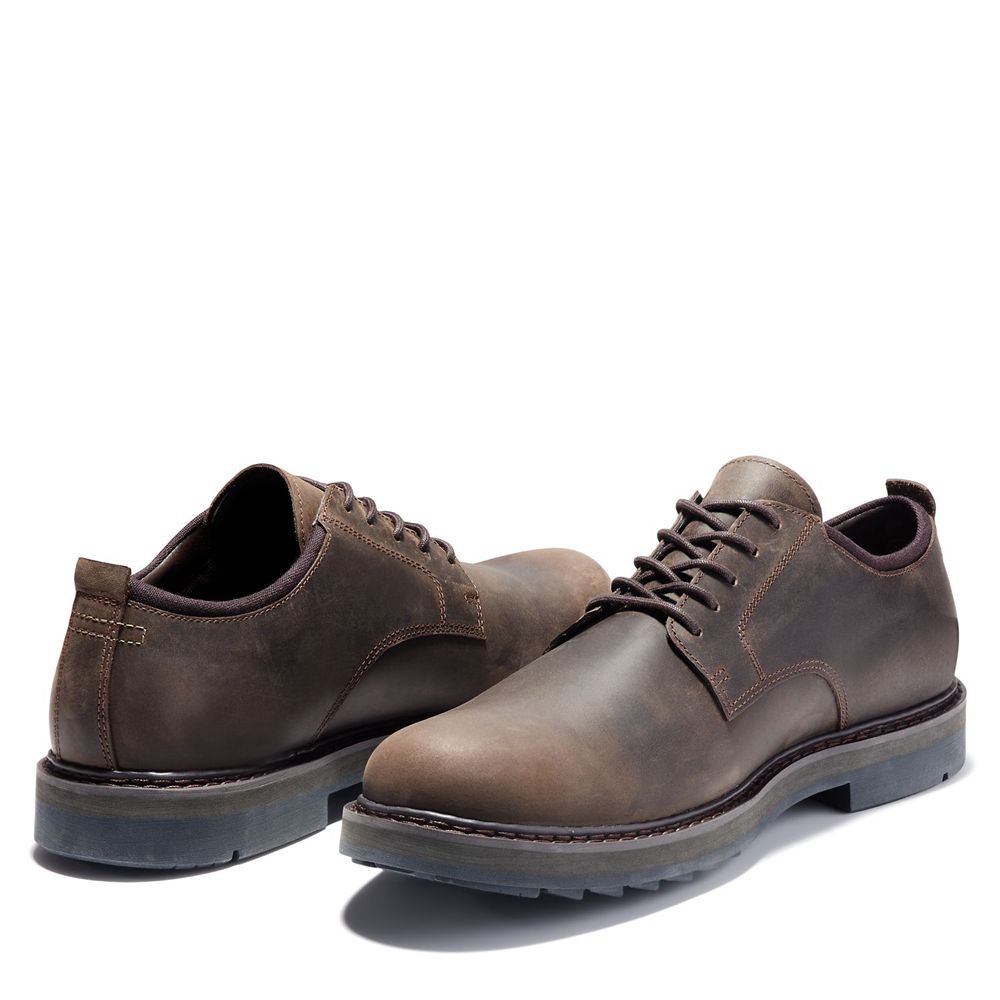 Pantofi Oxford Timberland Barbati Maro Inchis - Squall Canyon Waterproof - Romania - DGFJHK306